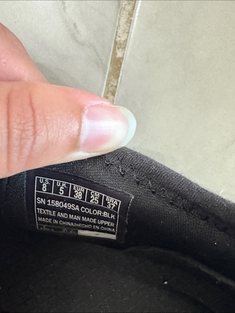 Skechers Women's Black Athletic Slip-On Sneakers - Picture 3 of 5